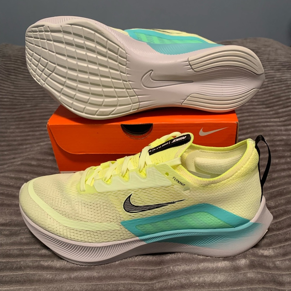 Nike zoom fly 4 barely volt mens 9 womens 10.5